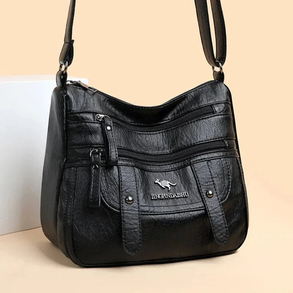 Praktische Damen Ledertasche