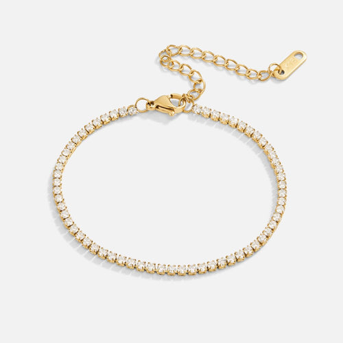 Goldenes Zirkonia-Armband