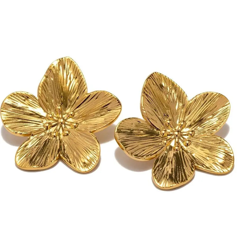 Vintage Blumen Ohrringe