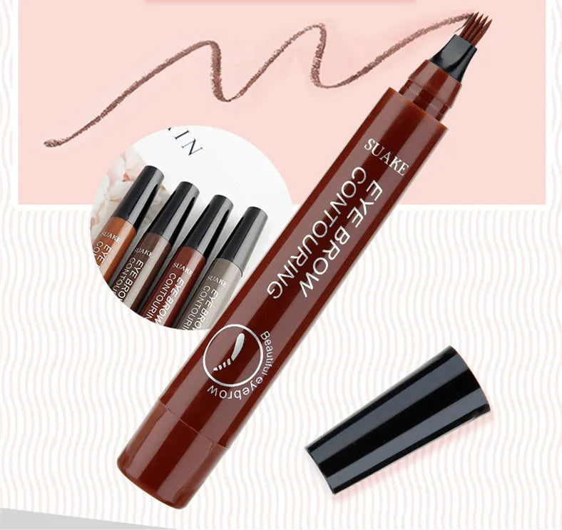 Augenbrauenstift Wasserfest Microblading Effekt