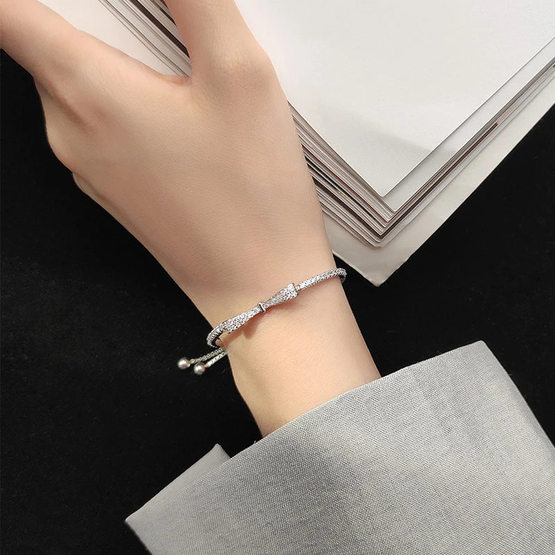 Authentisches verstellbares Armband aus 925er Sterlingsilber
