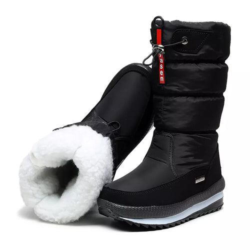Winterstiefel Dicker Plüsch Wasserdicht