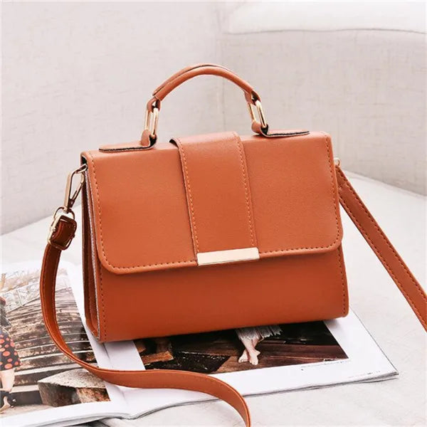 Chic Retro Crossbody Handbag for Women - High Quality PU Leather