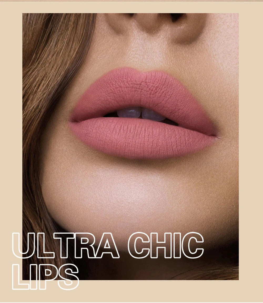 Ultra Chic Lips Handaiyan – Set mit 12 Lippenstiften und Boxverpackung