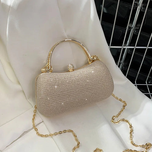 Glänzende kleine Handtasche