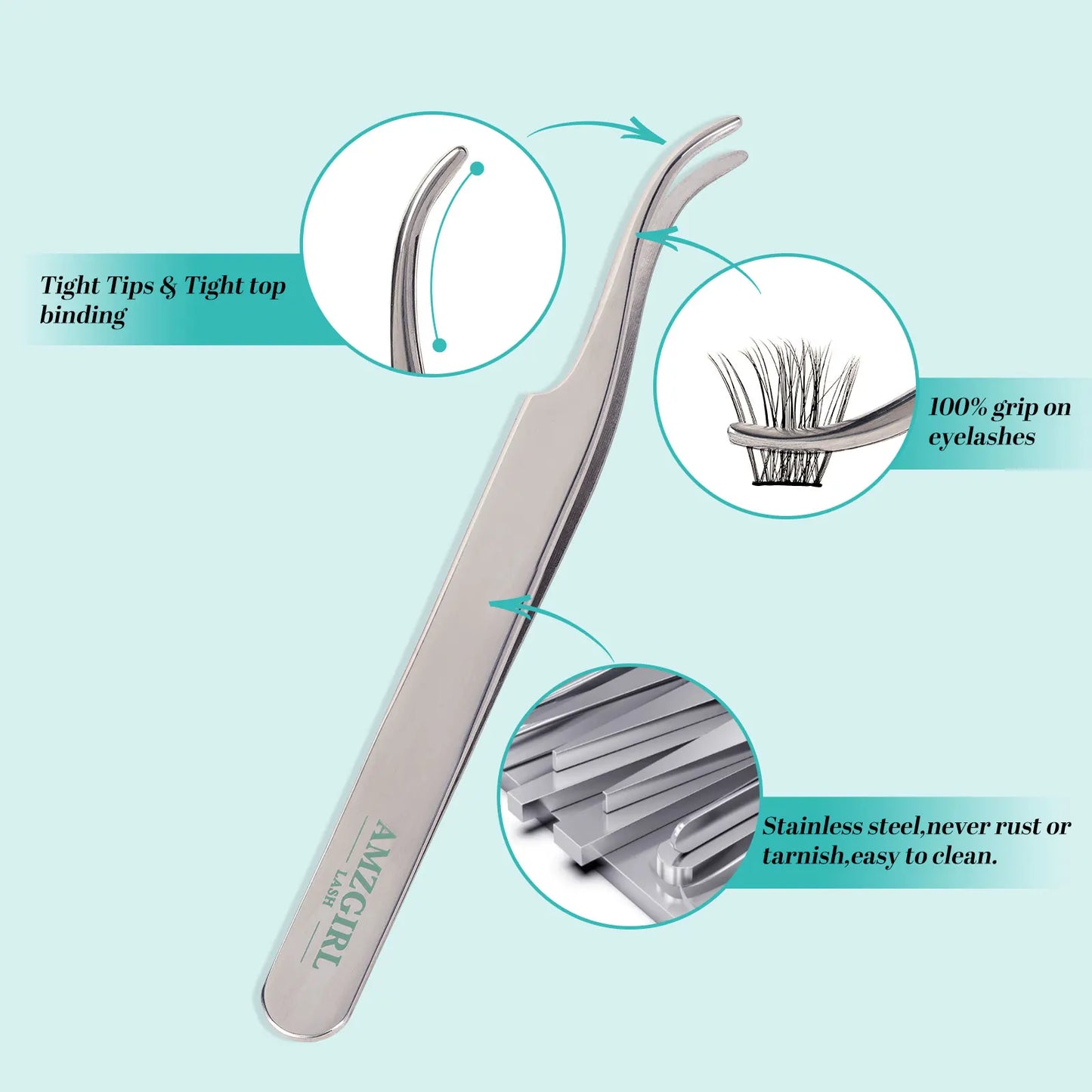 DIY Lash Extension Kit - 168 cluster lashes, bond and seal, tweezer and lash remover
