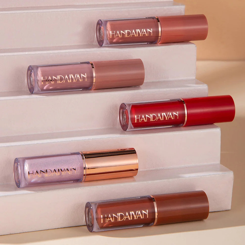Ultra Chic Lips Handaiyan – Set mit 12 Lippenstiften und Boxverpackung
