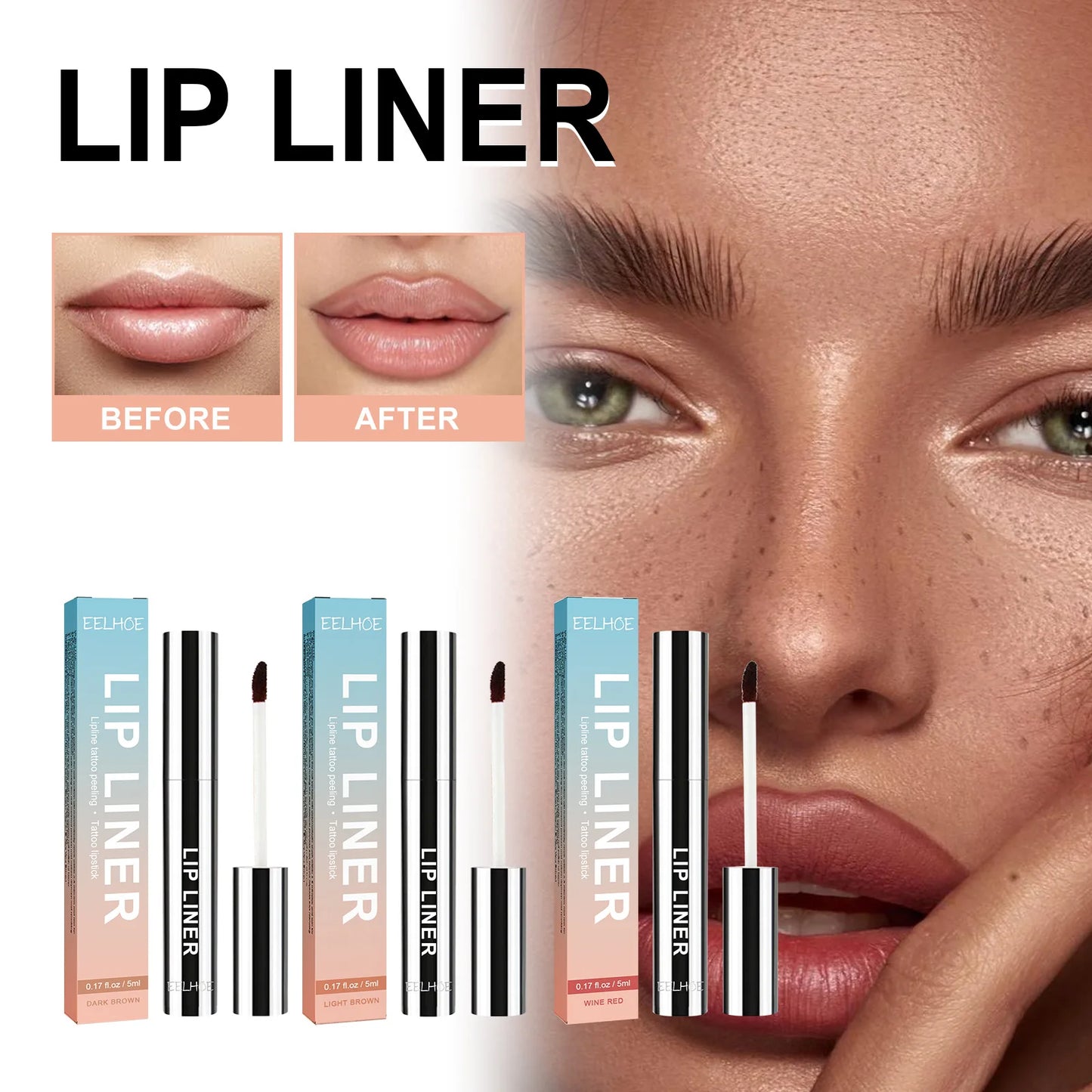 Lip Liner Peel-Off Waterproof