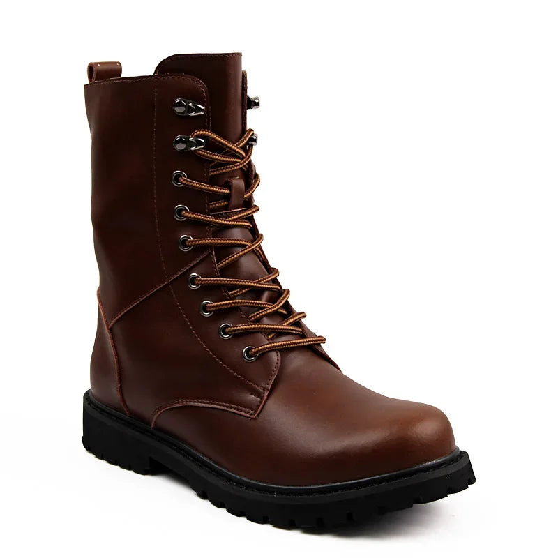 Men's High-Top Non-Slip Leather Boots