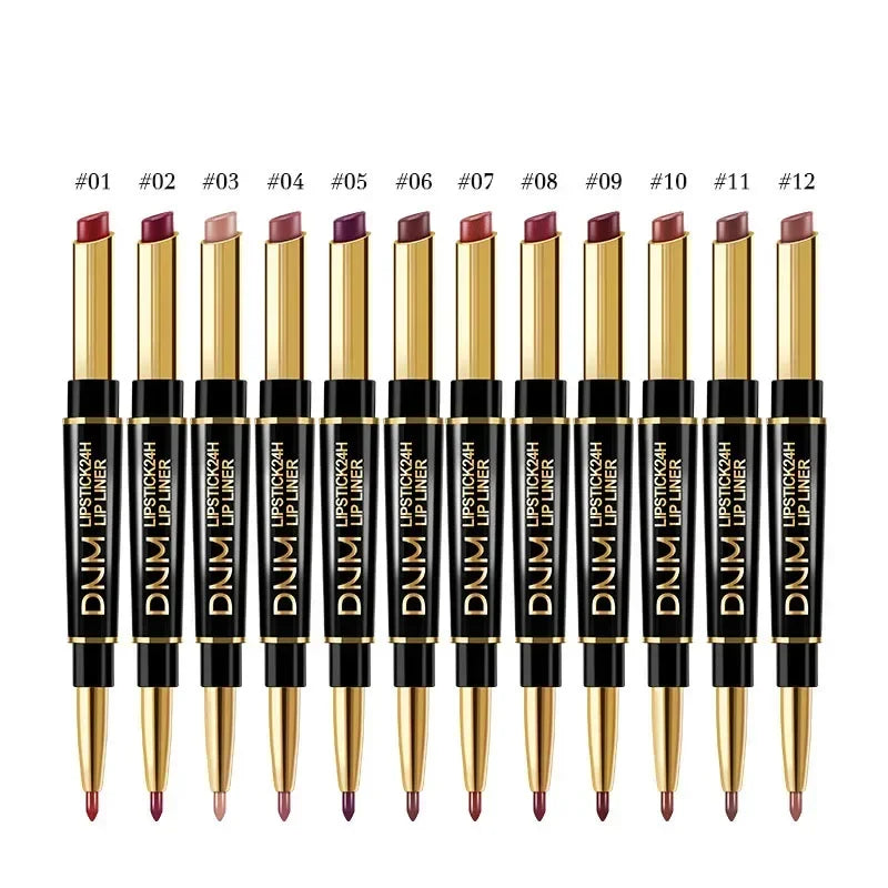 Lipliner-Lippenstift – wasserfest und langanhaltend 2 in 1
