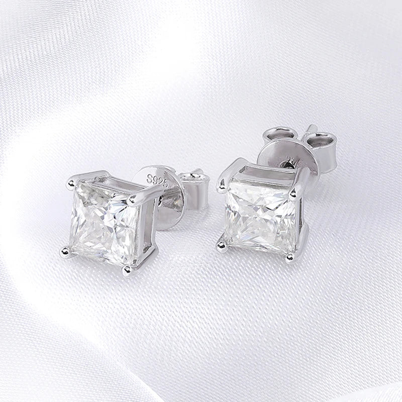 Ivictress Luxuriöse Moissanit-Ohrstecker – Unübertroffene Brillanz und Eleganz