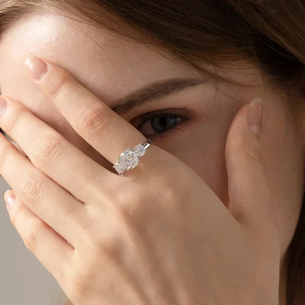 Leuchtender Moissanit-Eleganzring – Erschwinglicher Luxus
