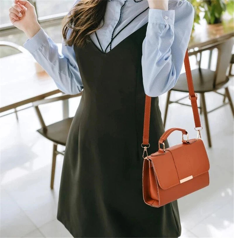Chic Retro Crossbody Handbag for Women - High Quality PU Leather