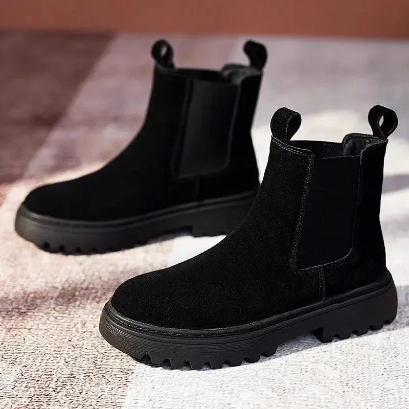 Women's Matte Finish Chelsea Boots - Autumn Winter Collection