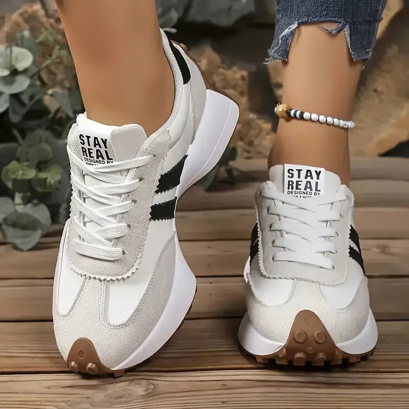 Chic Women's Sneakers - Lightweight & Fashionable