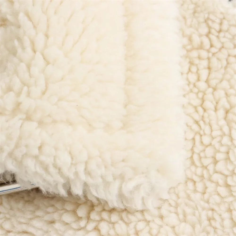 Luxurious Faux Fur Motorcycle Jacket for Women - Autumn 2024