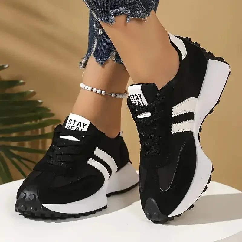 Chic Women's Sneakers - Lightweight & Fashionable
