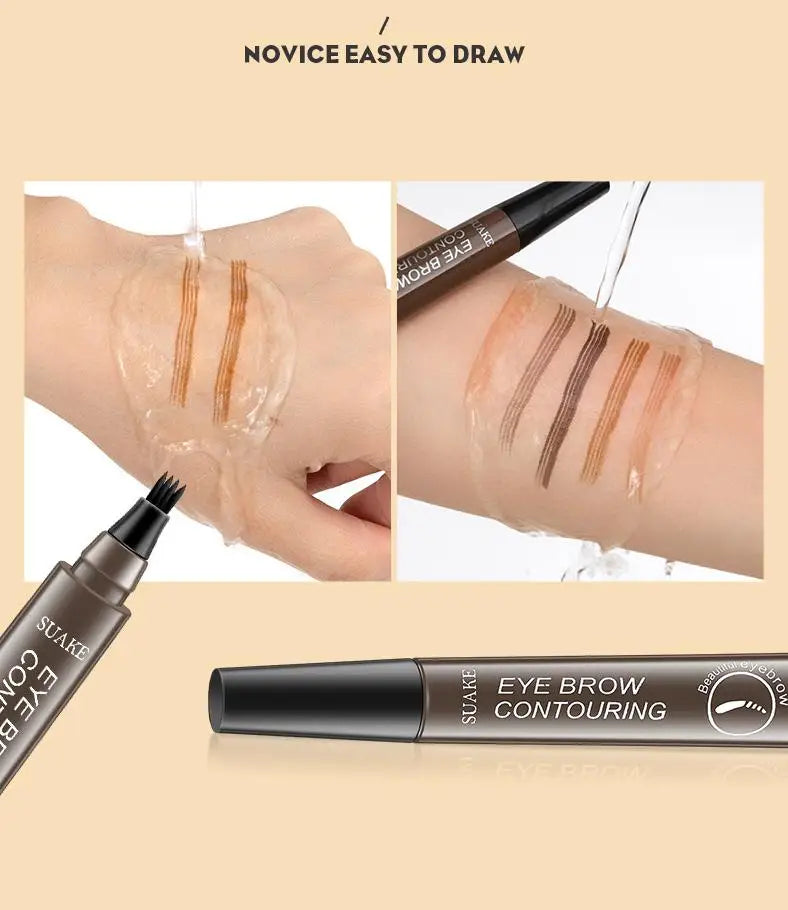 Augenbrauenstift Wasserfest Microblading Effekt