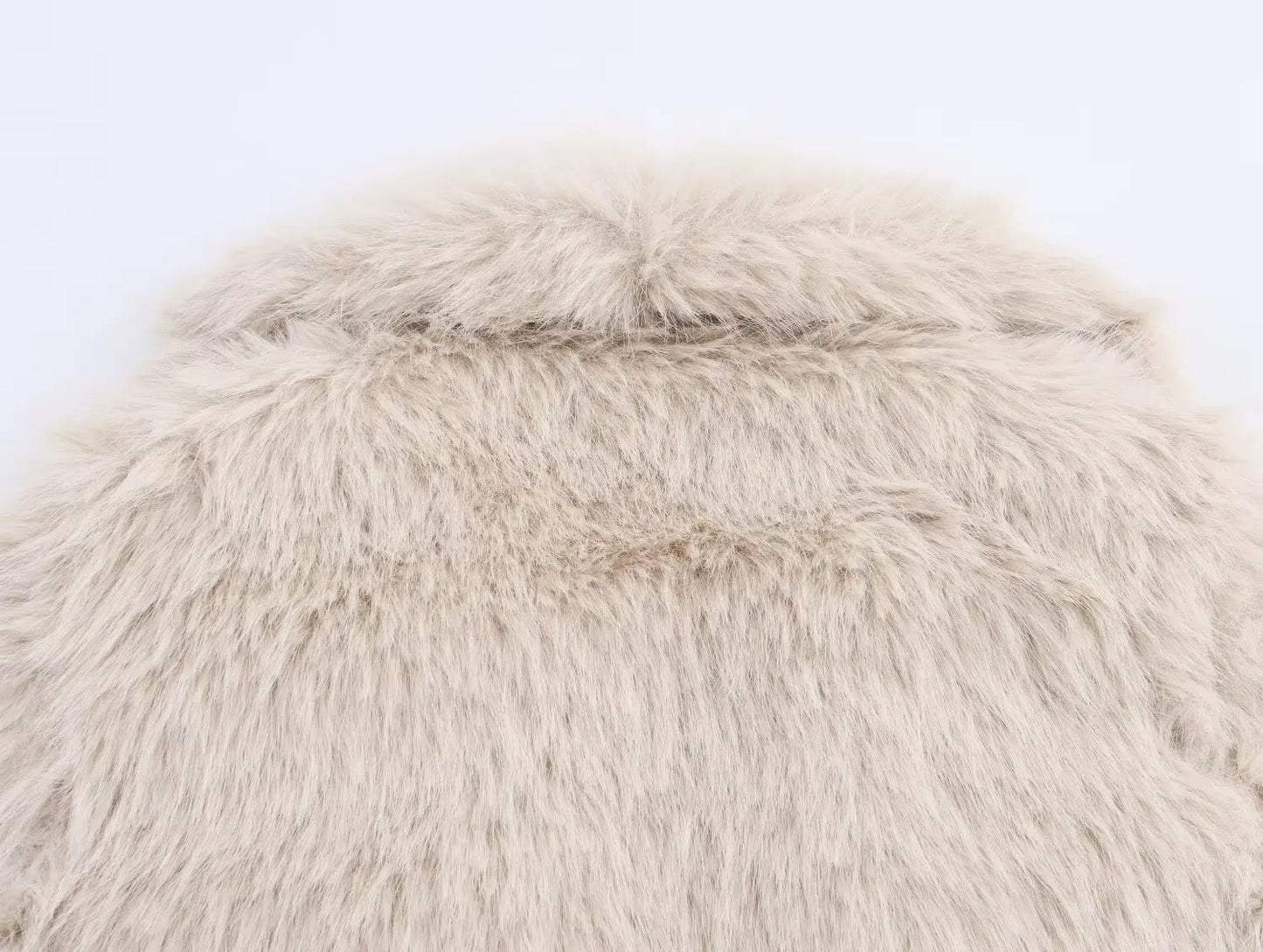 Elegant Faux Fur Long Winter Coat for Women