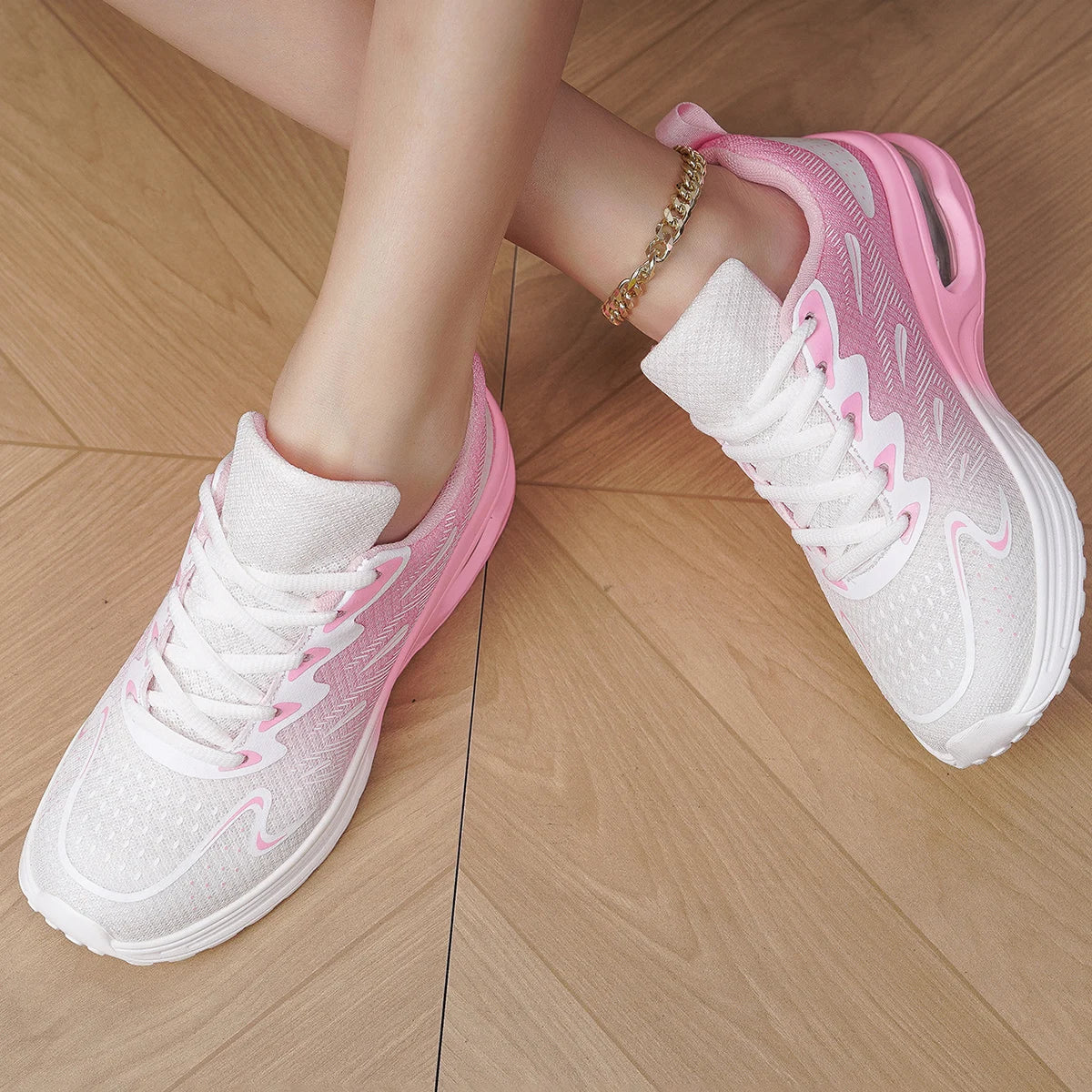 Women's Air Cushion Breathable Walking Sneakers