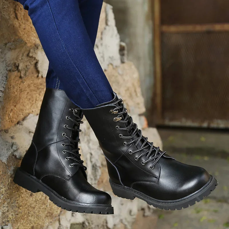 Men's High-Top Non-Slip Leather Boots