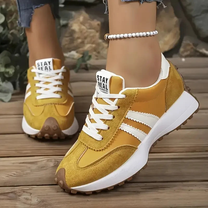 Chic Women's Sneakers - Lightweight & Fashionable