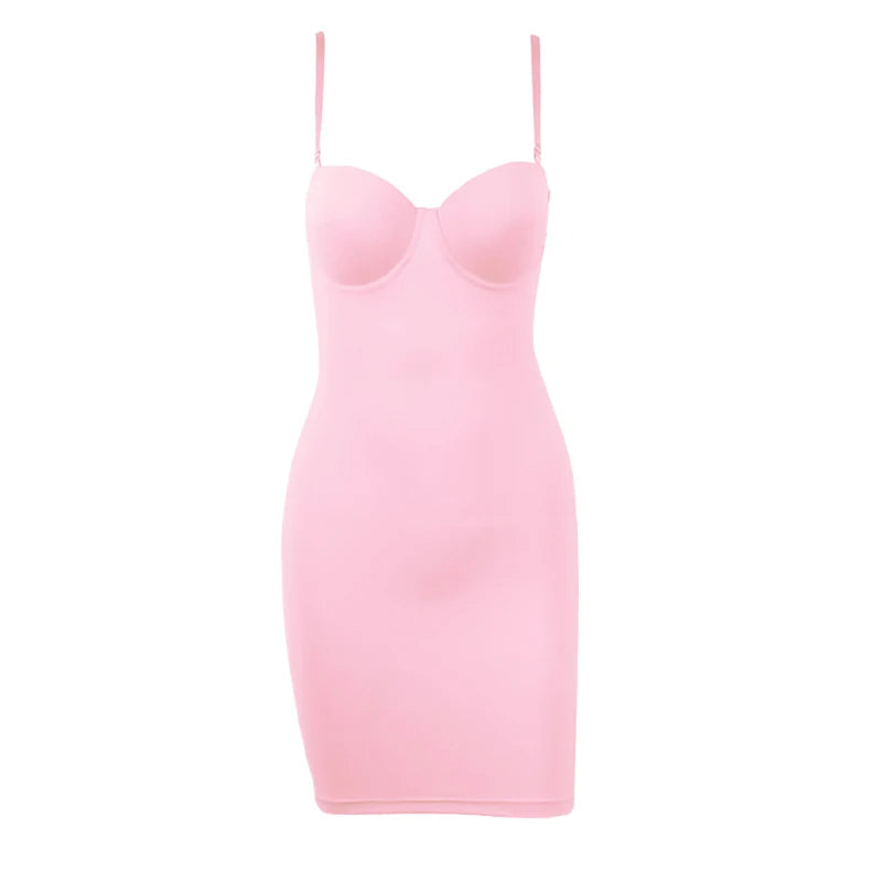 Schlankmachendes Shapewear-Kleid mit Bügelunterstützung