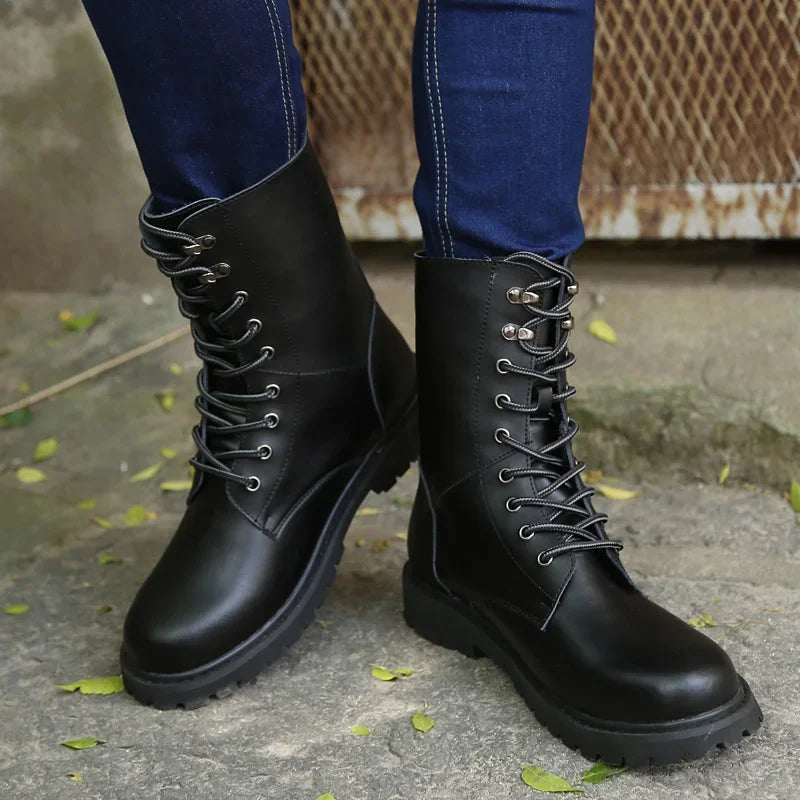 Men's High-Top Non-Slip Leather Boots
