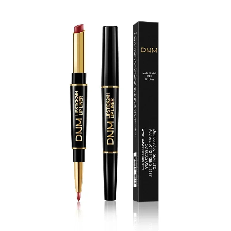 Lipliner-Lippenstift – wasserfest und langanhaltend 2 in 1