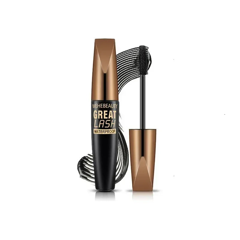 5D Seidenfaser-Mascara, wasserfest, für atemberaubende Wimpern