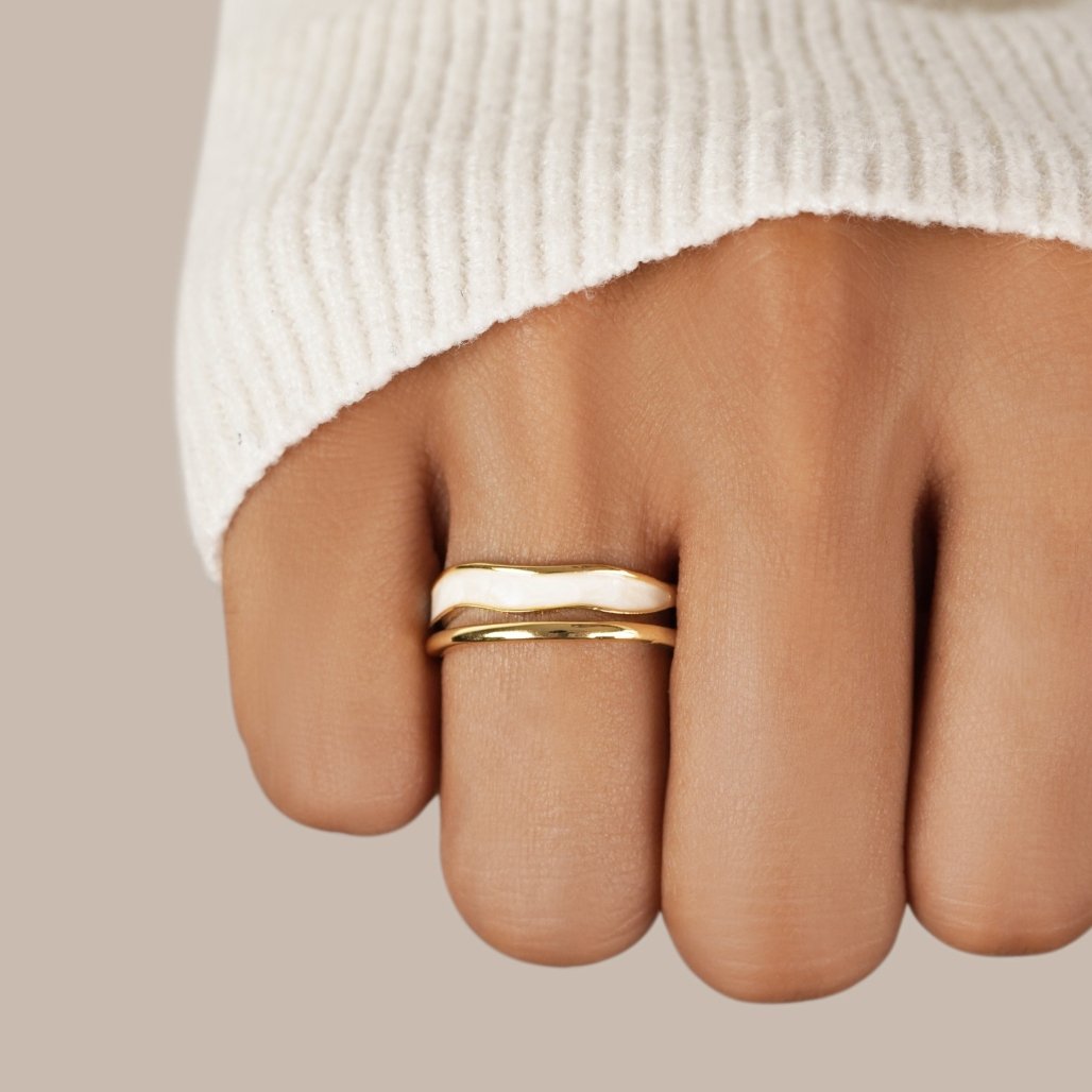 Mehrlagiger Goldring