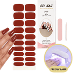 Gel-Nagel-Sticker-Set – kostenlose UV-Lampe – perfekte Nägel in Minuten