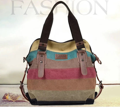 Colorful Leather Women's Bag