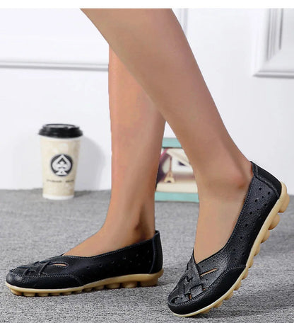 Breathable Leather Loafer