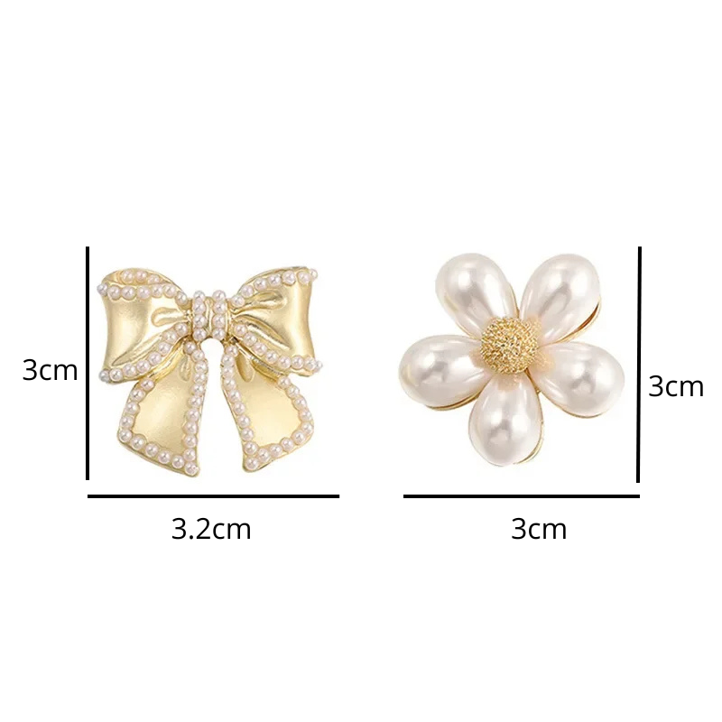 Faux Pearl Flower Brooch Set – alternate view 6