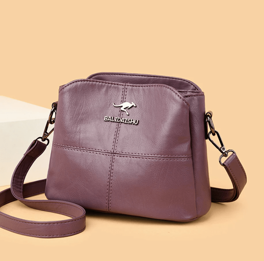 Dames leren crossbody tas