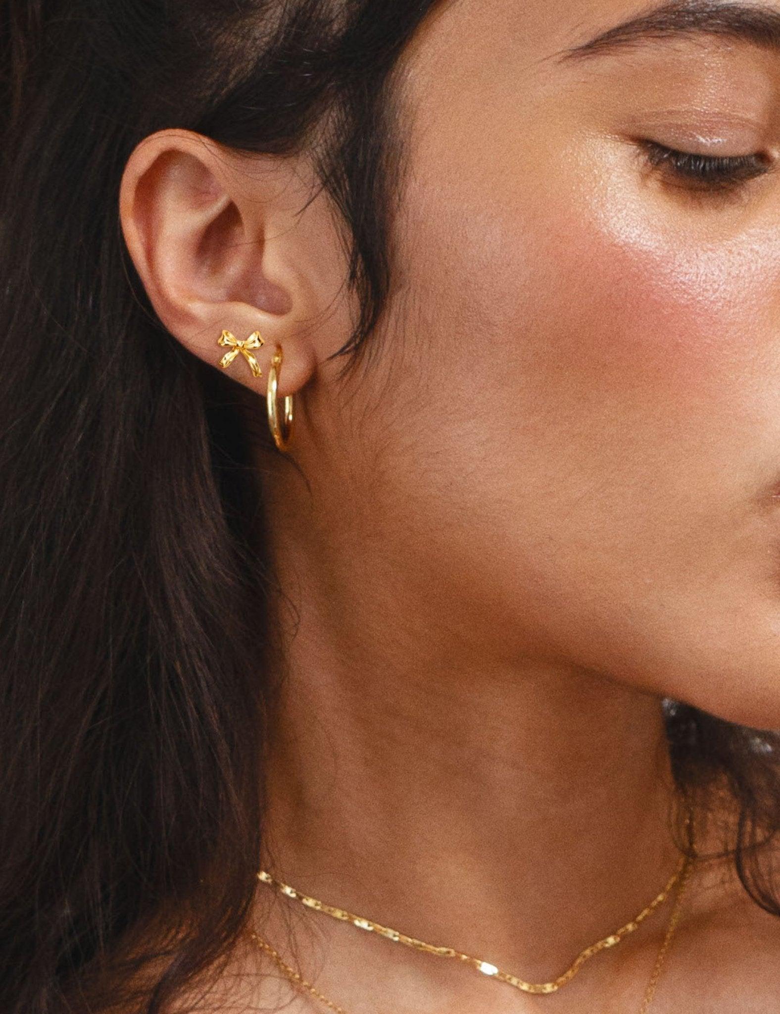 Boucles d'oreilles nœud