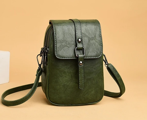 Sac multifonctionnel en cuir souple pour femme 