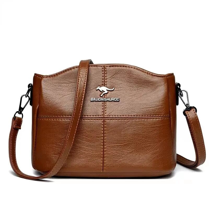 Dames leren crossbody tas
