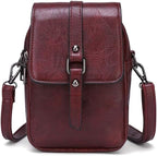 Sac multifonctionnel en cuir souple pour femme 