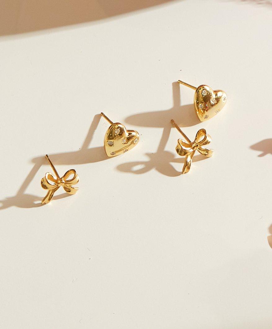 Boucles d'oreilles nœud