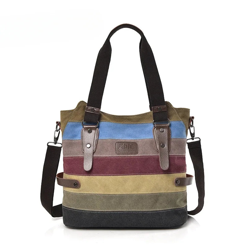 Colorful Leather Women's Bag