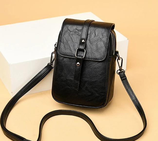 Sac multifonctionnel en cuir souple pour femme 