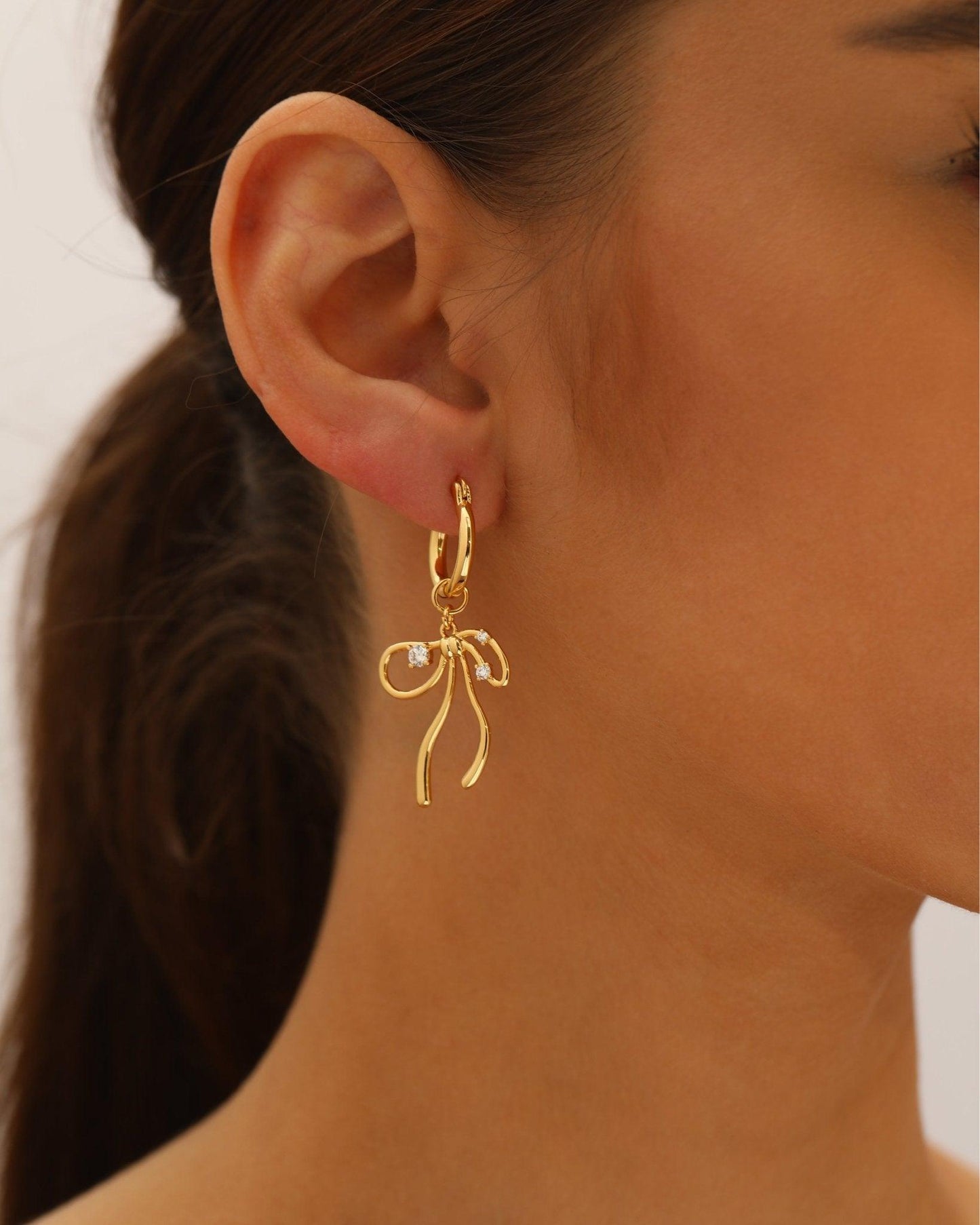 Dangle Bow Earring