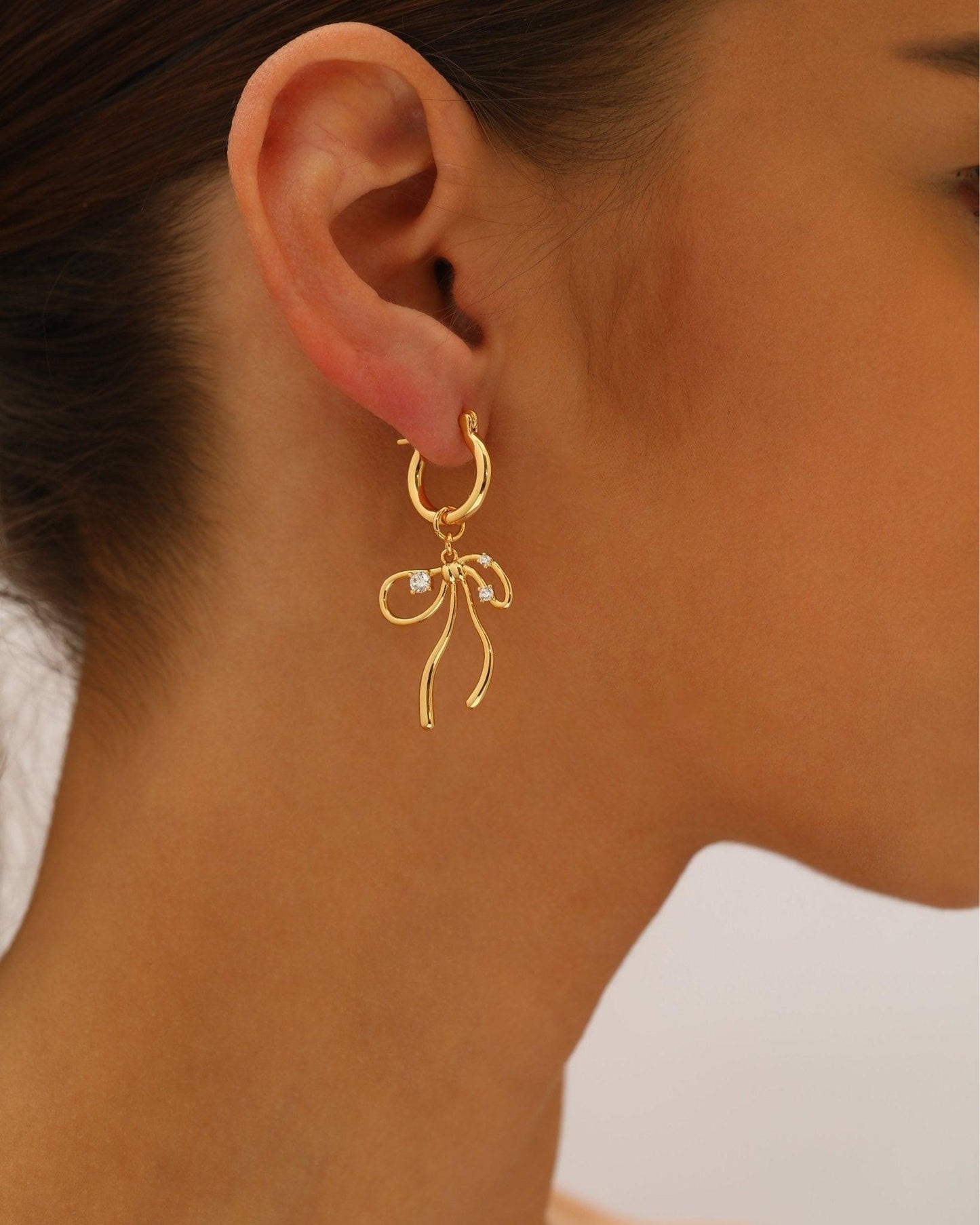 Dangle Bow Earring