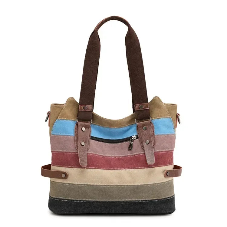 Colorful Leather Women's Bag