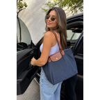Élodie Blue Large Everyday Tote Bag