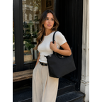 Élodie All Black Large Everyday Tote Bag