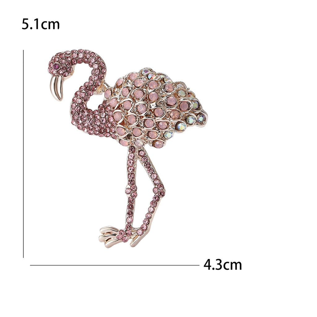 Crystal Flamingo Brooch – alternate view 3
