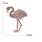 Crystal Flamingo Brooch – alternate view 3